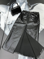 Кожаная юбка Balenciaga
