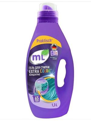 ML Гель для стирки EXTRA COLOR концентрат, Meine Liebe, 1,3 л