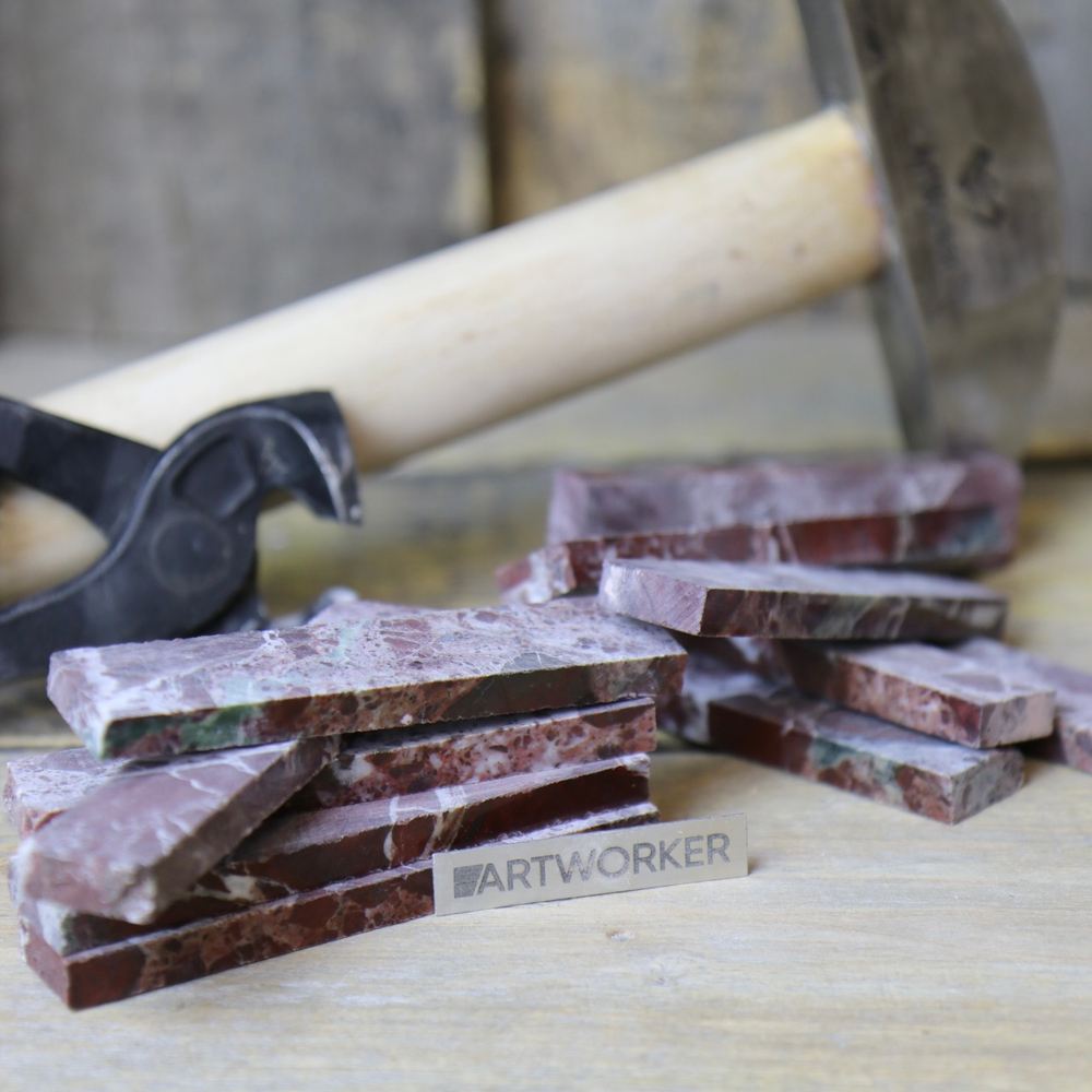 Rosso Verona (Россо Верона) - пиленный камень, 1 кг