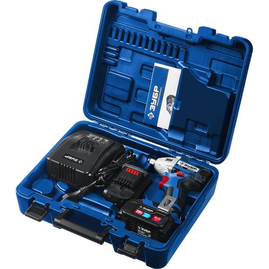 Аккумуляторный гайковерт "ЗУБР" GB-250-42