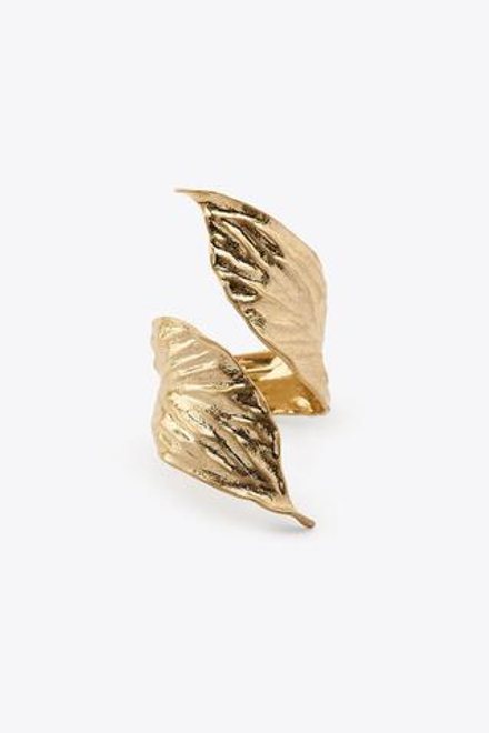 ZARA МЕТАЛЛИЧЕСКИЙ БРАСЛЕТ ЛИСТ, ЗОЛОТИСТЫЙ