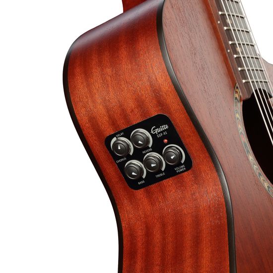 Гитара трансакустическая, MiLena Music ML-GA1-MAH/TEQ