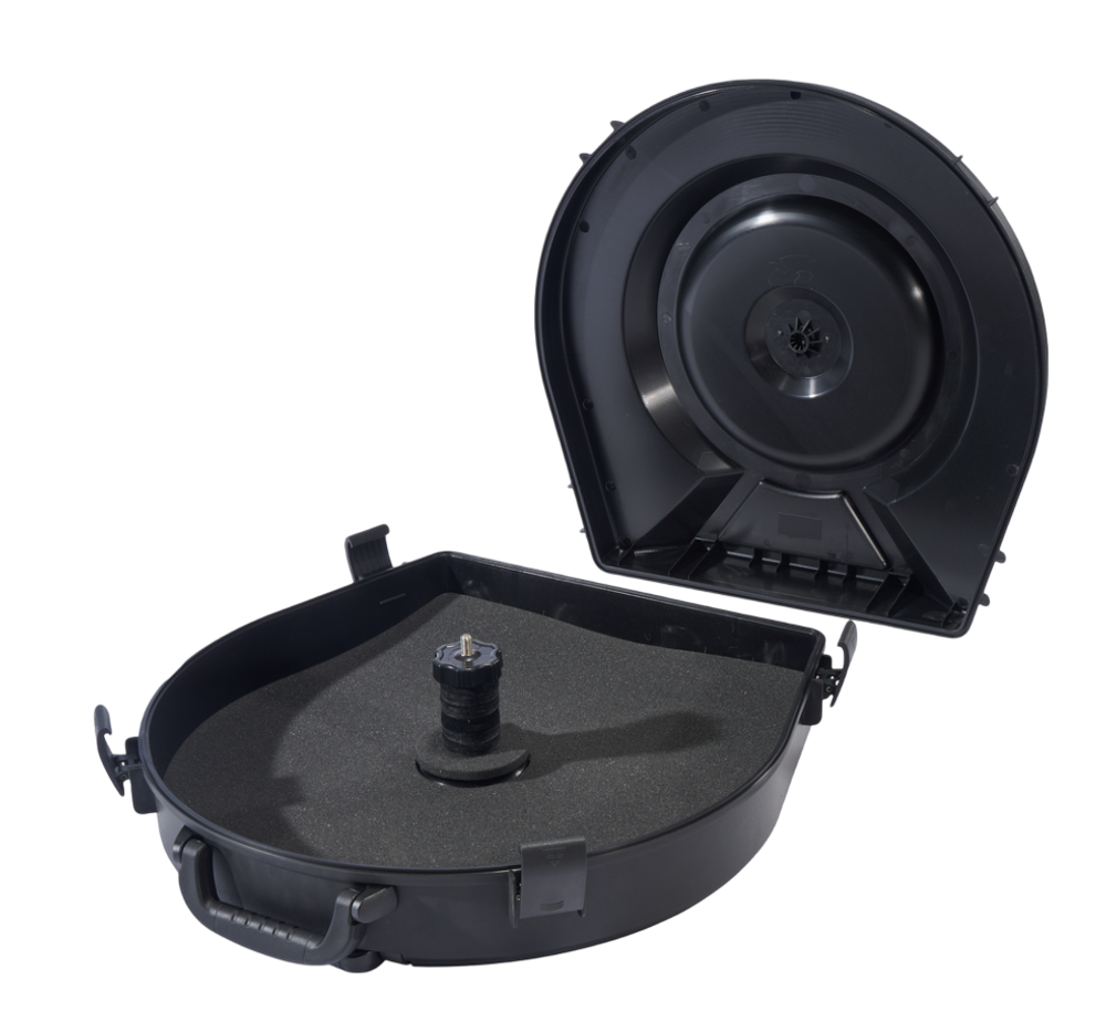 KZCASE X20-01A — кейс для барабанных тарелок с колесами и выдвижной ручкой