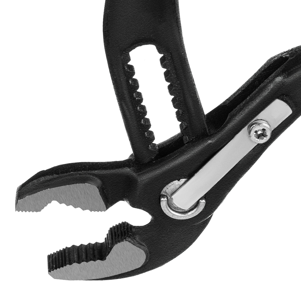 Клещи переставные 180 мм, кнопочный механизм, хром-ванадий, обливные рукоятки Matrix