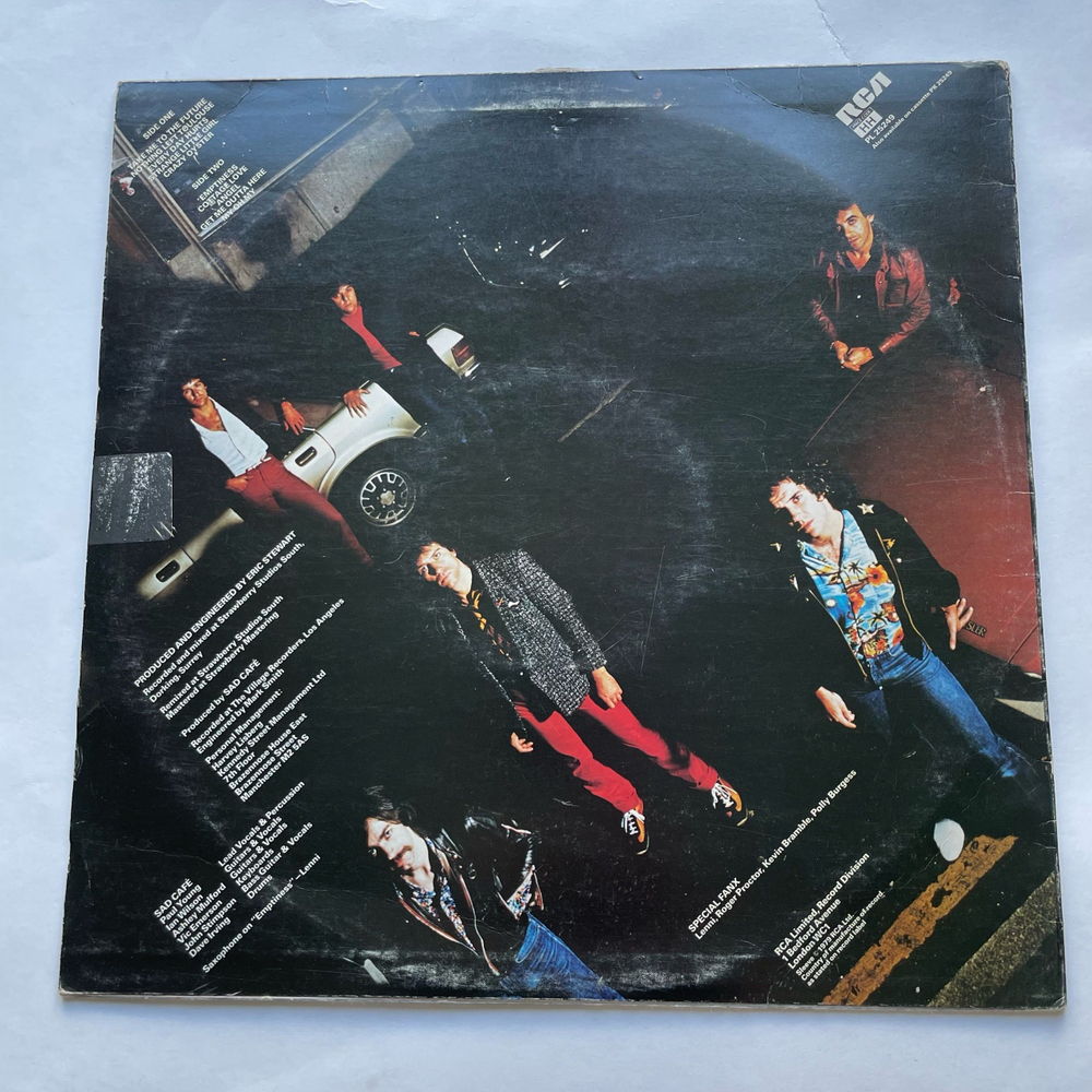 Винтажная виниловая пластинка LP Sad Cafe Facades (Англия 1979) (Синий Винил)