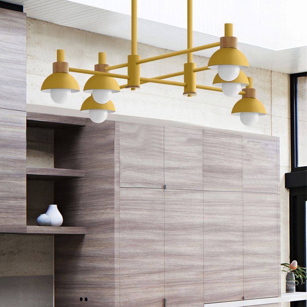 Подвесной реечный светильник FANTA LONG Yellow