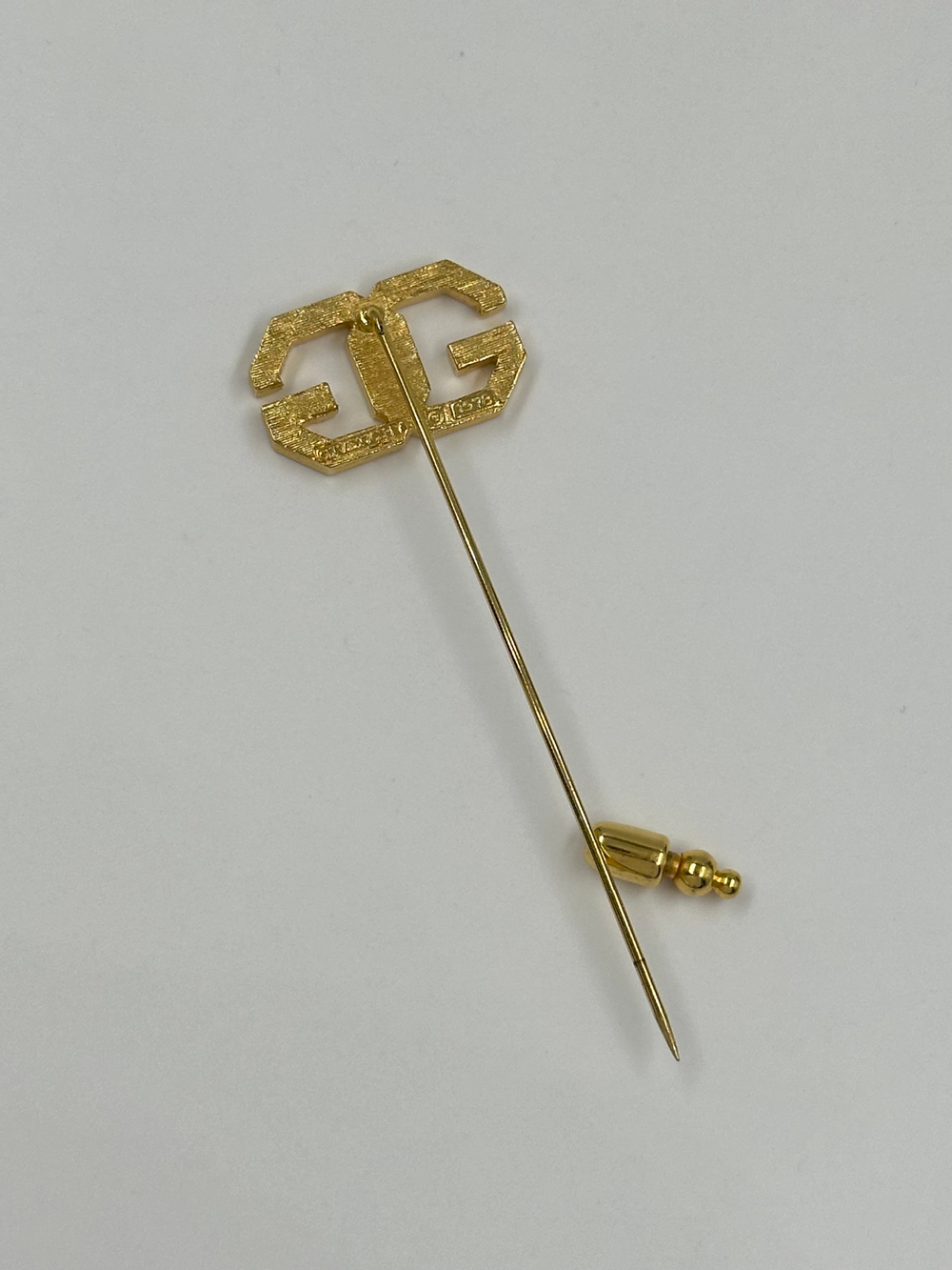 Брошь булавка Лого Givenchy 1978 год