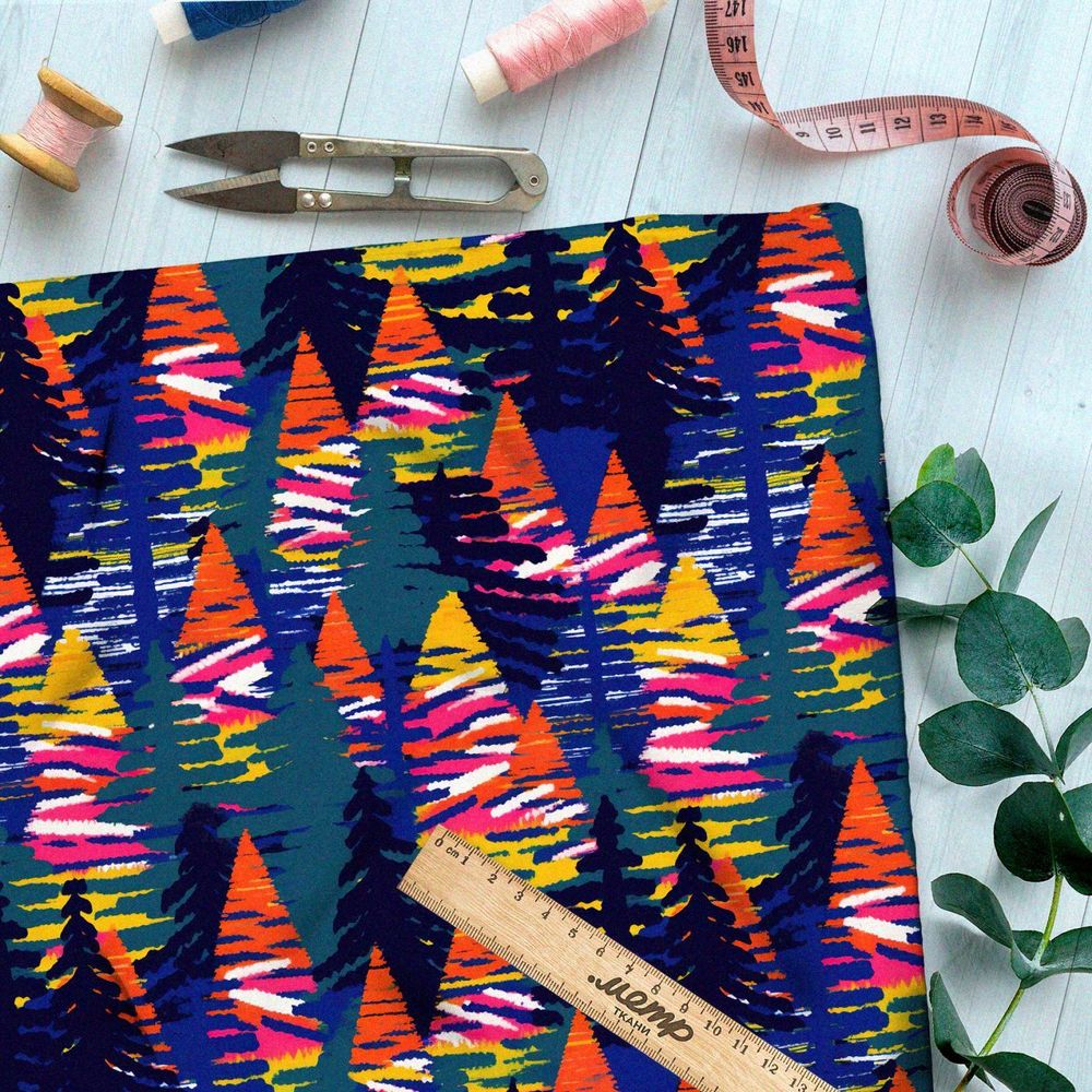 Ткань Барби танцующий орнамент