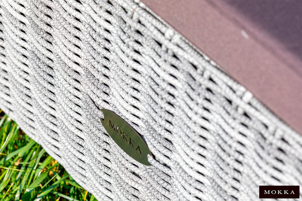 MOKKA BELLA Шезлонг, цвет серый