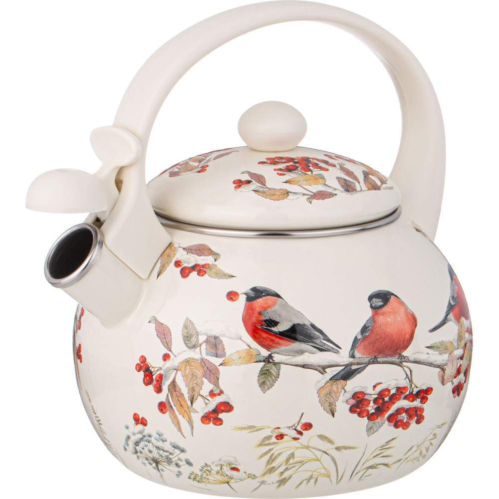 Чайник 2,2л со свистком "Снегири" индукция