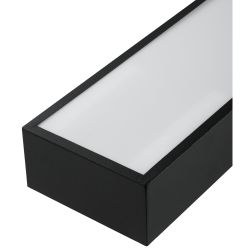 Светильник LED ЭРА Geometria SPO-114-B-40K-036 Block 36Вт 4000К 3000Лм IP40 1200*130*50 черный подвесной драйвер внутри | Декоративные светильники Geometria