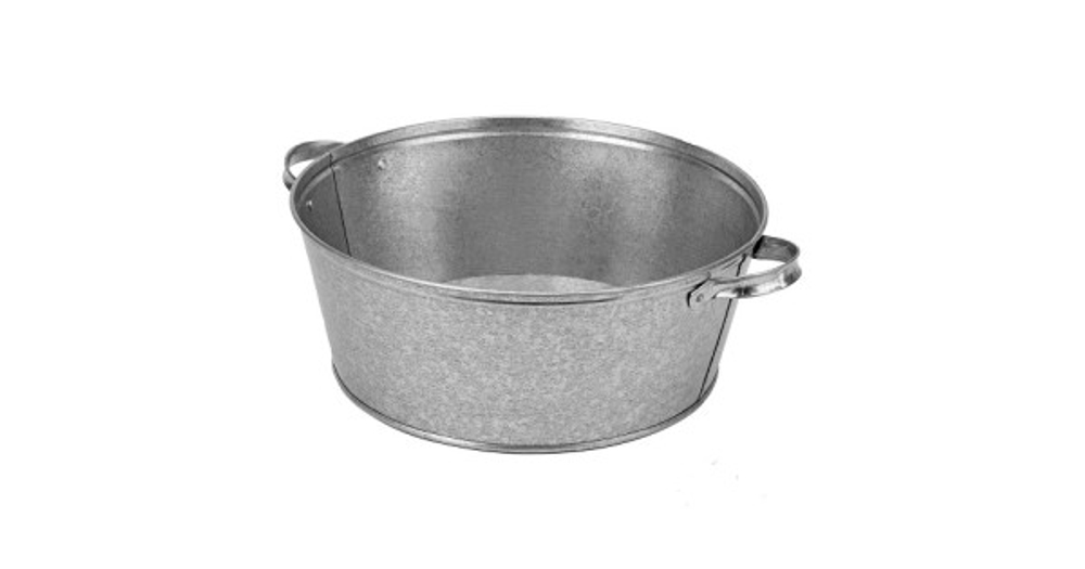 Таз оцинкованный 26л Сибртех