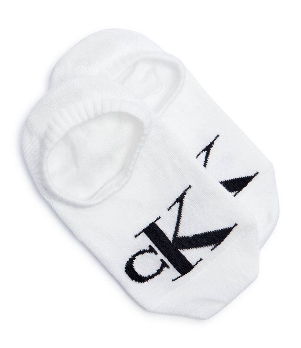 Носки/носки-следы 2 пары Calvin Klein Jeans - белый(701228817)