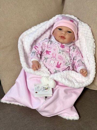 Кукла Nines 45см мягконабивная MI BEBITO в пакете (N7090K)