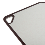 Доска разделочная из пшеничного волокна homi, 44х30 см, светло-серая с темно-сливовым кантом