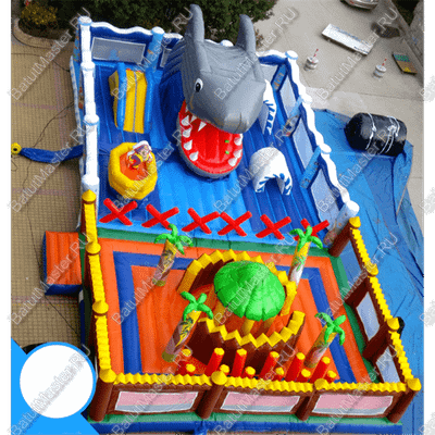 Коммерческий надувной батут "Остров сокровищ 2"