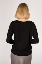 Лонгслив свободный с декором Тамбовчанка