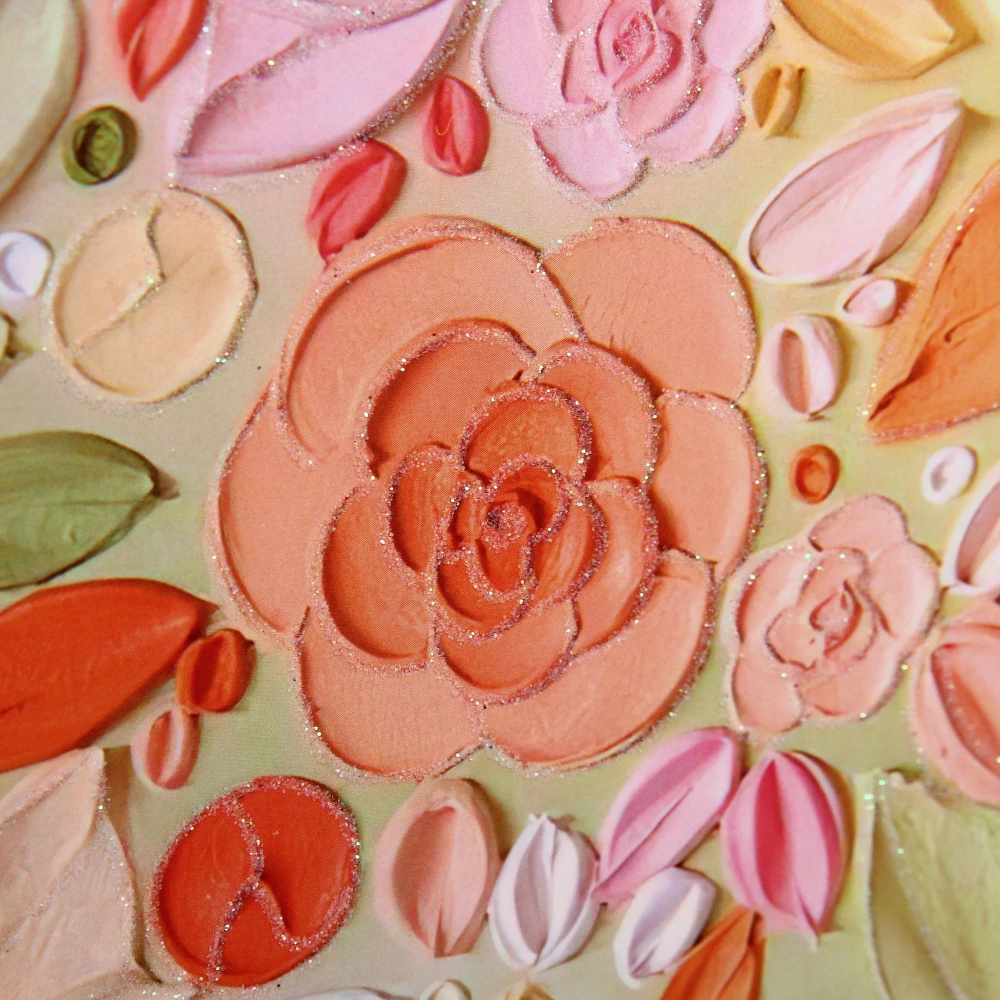 Пакет подарочный «Луговые цветы» 23*18*10 см