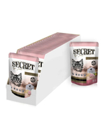 Влажный корм Secret Life Force (Секрет) для котят 0,085кг индейка в соусе пауч для котят, 24 шт