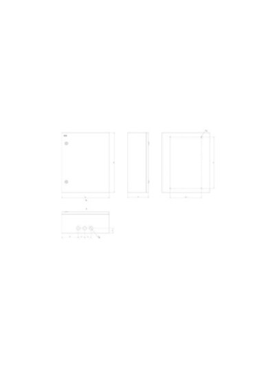 Корпус металлический ЩМП-06 SIMPLE 500х400х175 IP31 NO_SIMPLE_SHMP-06_IP31 ЭРА Б0041657