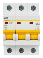 KARAT Автоматический выключатель ВА47-29 3P C 32А 4,5кА IEK