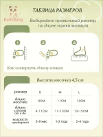 Набор носков детские летние