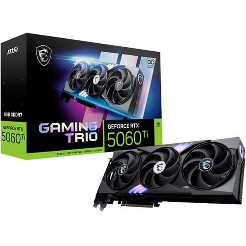 Видеокарта MSI GeForce RTX 5060 Ti GAMING TRIO OC 8GB (G506T-8GTC)