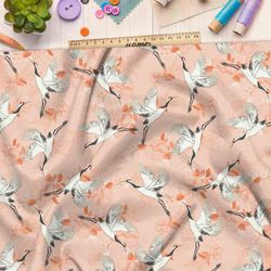 Ткань бифлекс японский журавль