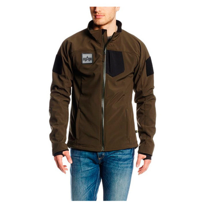 Куртка Мужская - Alpha Robinson  Softshell (оливковая - olive)