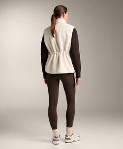 Oysho Жилет из искусственной овчины, экрю