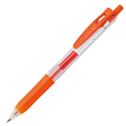 Ручка гелевая Zebra Sarasa Clip 0.3 красно-оранжевая / Red Orange
