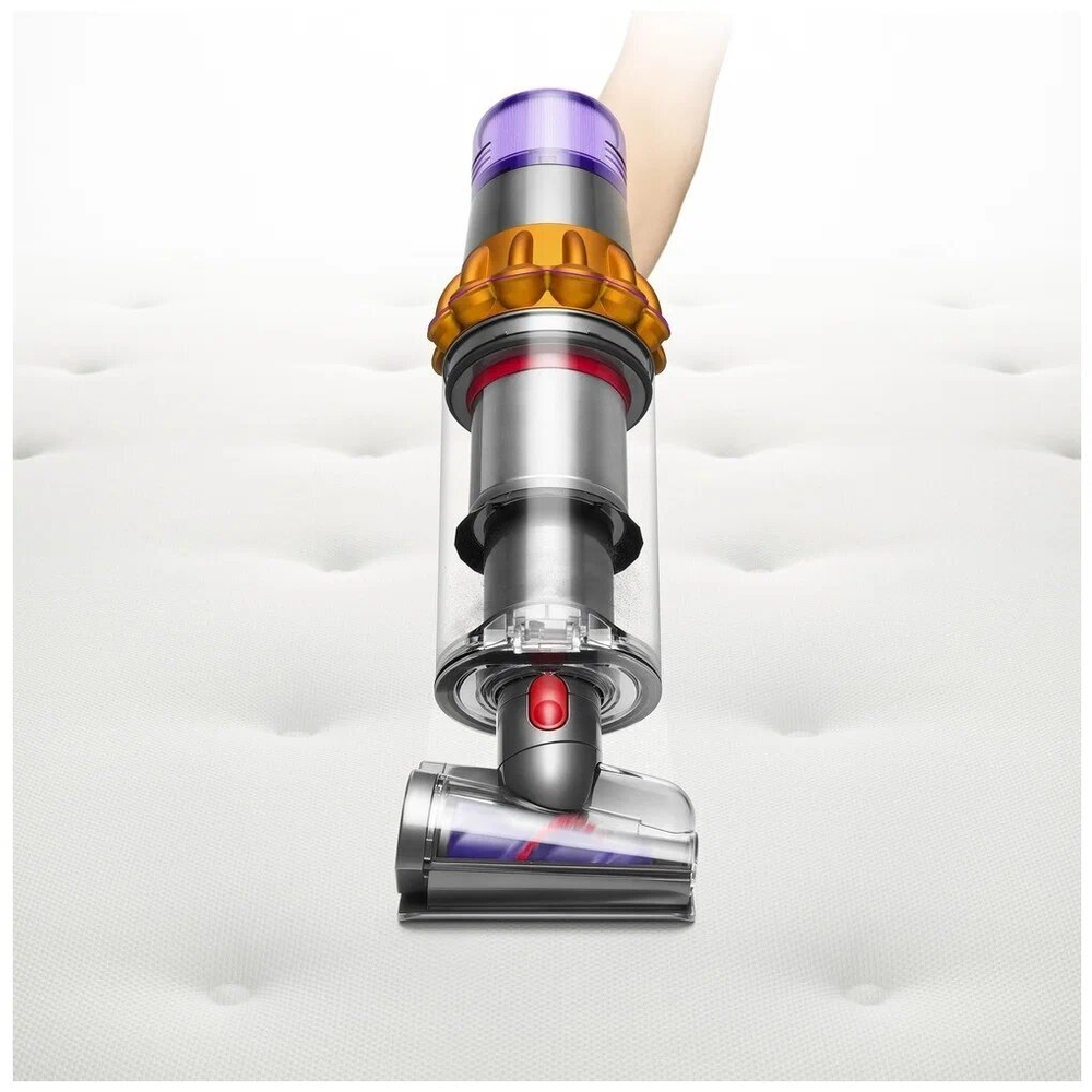 Пылесос Dyson V15 Detect Absolute EU, серебристый (без жесткой щетки и переходника для труднодоступных мест)