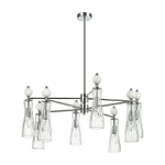 8268/8 NEOCLASSI LN26 160 хром/белый/прозрачный, металл/керамика/стекло Люстра Е14 8*40W 220V EMILY