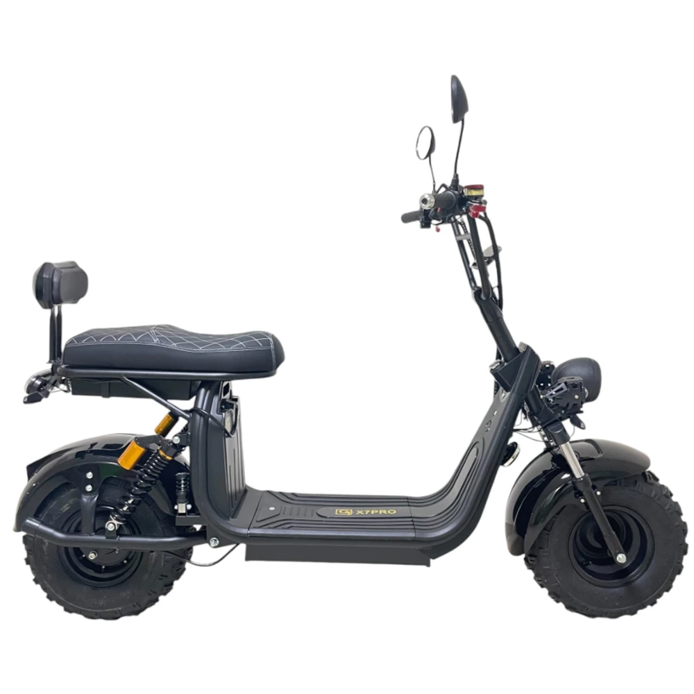 Электроскутер Citycoco GT X7 PRO Черный (2000W) Off Road