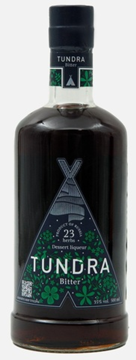 Ликер десертный "TUNDRA BITTER" 0,5л, 35%
