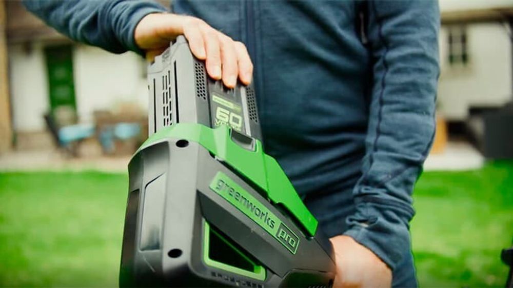 Аккумуляторный триммер Greenworks GD60BCB, 60v, 40 см, (2108407), без АКБ и ЗУ