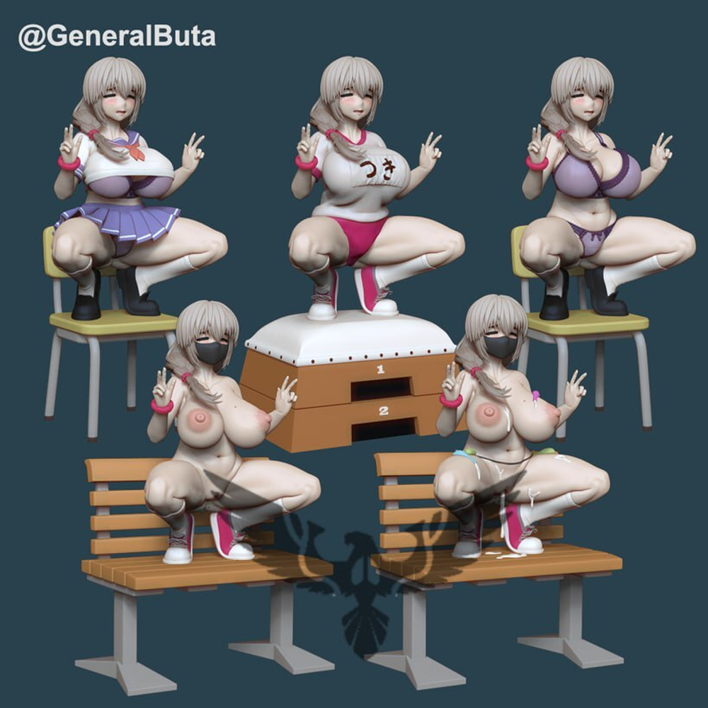 Tsuki Uzaki Uzaki-chan wa Asobitai! Фигурка