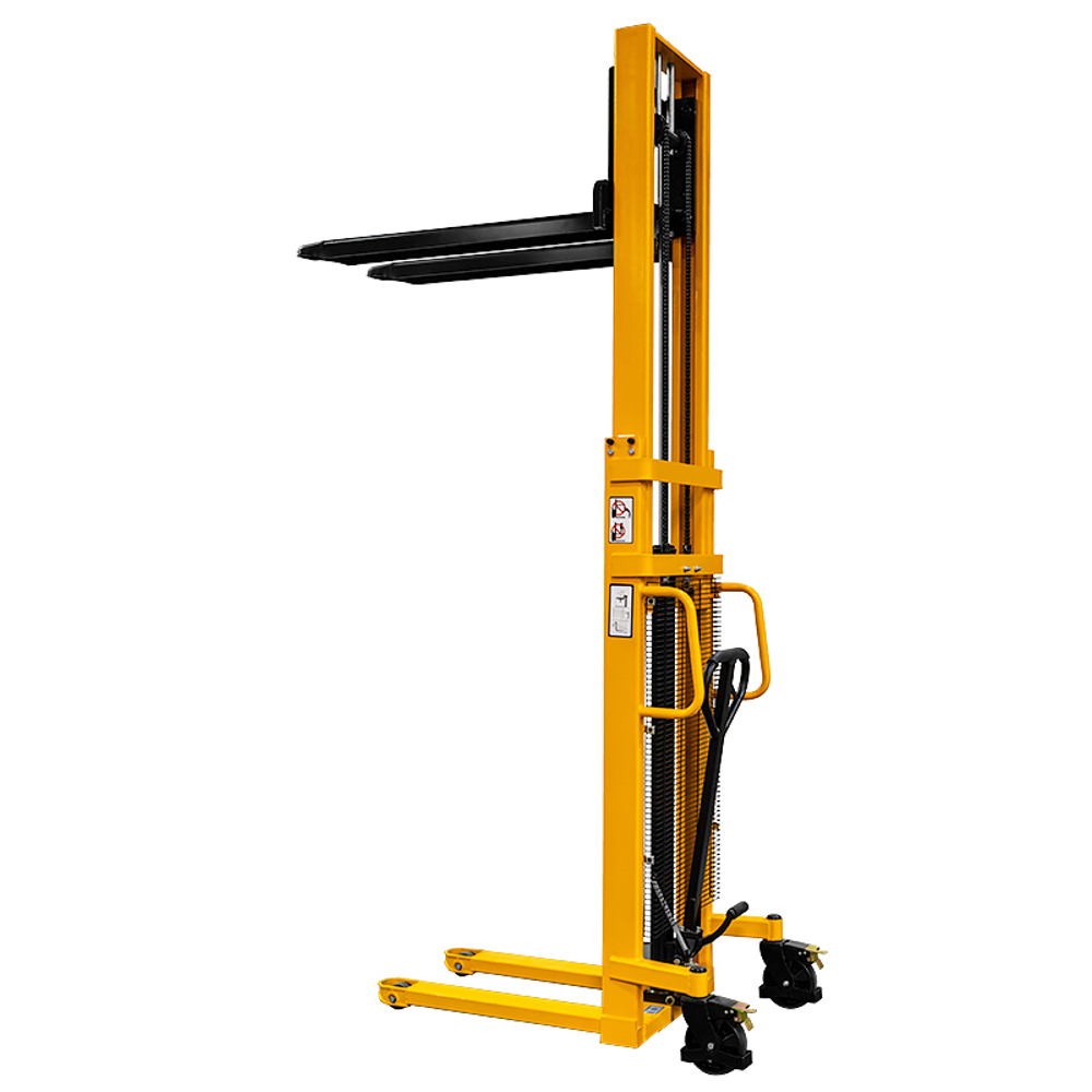 Ручной гидравлический штабелер SDJ 1025 (г/п 1 т, 2.5 м, фиксированные вилы) SMART