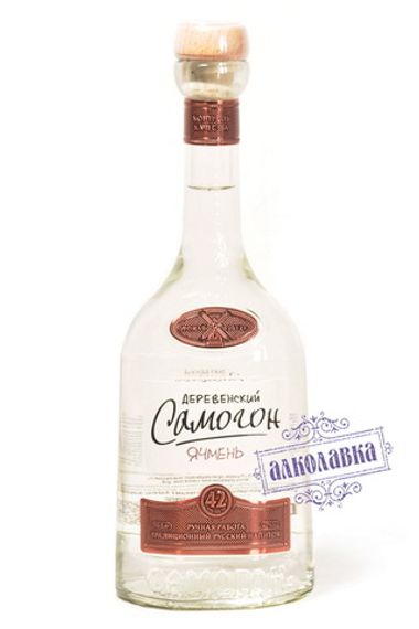 Натуральный Деревенский Самогон Ячмень 42% 0,5