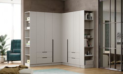 Шкаф Мадрид торцевой (0,25) кашемир