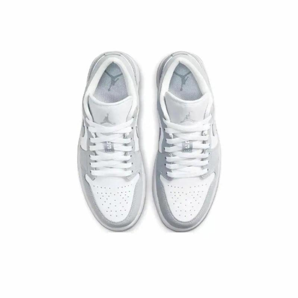 Кроссовки Air Jordan 1 Low "Wolf Grey" (Женская размерная сетка)