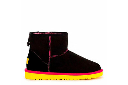 UGG Classic Mini II Black-Yellow