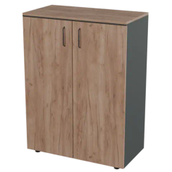 Шкаф для документов средний широкий закрытый Prego office 800х420х1240 ПОШСШ