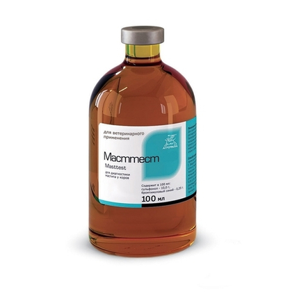 МАСТТЕСТ Раствор для диагностики мастита у коров и овцематок, 100 мл