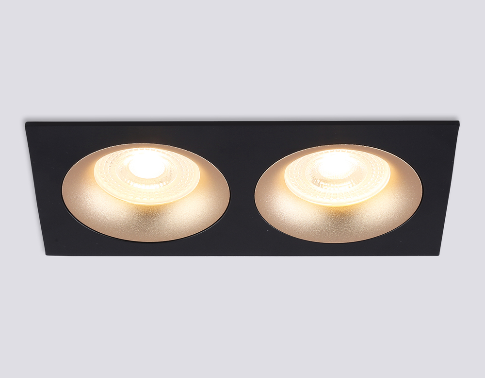 TN102735/2 BK/GD черный/золото GU5.3 175*92*23