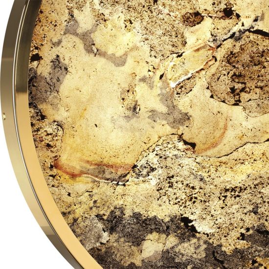 5079/40L L-VISION ODL24 535 зол/серо-бежевый/металл/натур.камень/акрил Настенный светильник с переключ.цветов.темпер. LED 40W 3000К/4000K/6000K BERGI