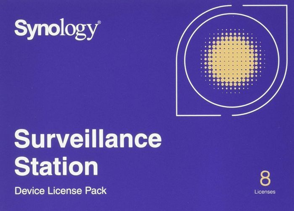 Лицензия на ПО  Synology Surveillance Station Device License Pack 8