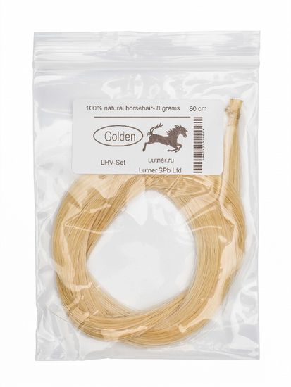 Конский волос для скрипичного смычка 80см Golden LHV-Set