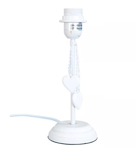 Основание лампы "Сердечки" Ø 10x24см E27/max 1x40W МДФ,металл