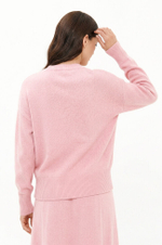 23432 Пуловер женский (розовый)